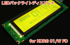Korg 01/W FD Yellow Green LED