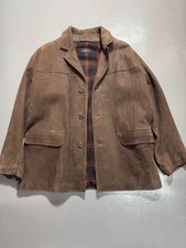 Etro Milano brown suede leather jacket - Made in Italy - Size 54