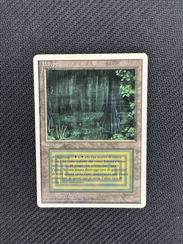 Bayou mtg revised edition rare - bayou,