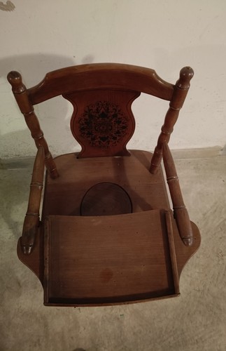 Seggiolone antico - seggiolone,
