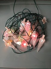 luci per albero di natale vintage  serie da 10 Luci GHIACCIOLI Lampadine Interca