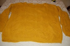 Promod, Maglione donna, Senape, 15% mohair 30% Nylon 55% poliammide, tg XL,usato