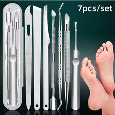 Set manicure e pedicure professionale 7 pezzi - utensili per unghie incarnite e cuticole