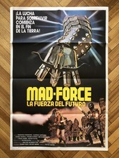 Mad Force - La Fuerza del Futuro (anni '80) Locandina originale film argentino spagnolo