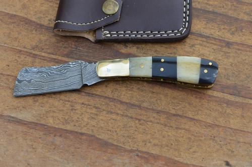 Coltello pieghevole damascato - pieghevole,