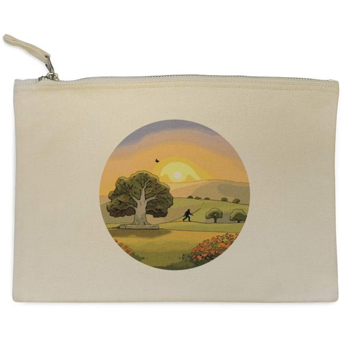 Borsa pochette tela - pochette, in