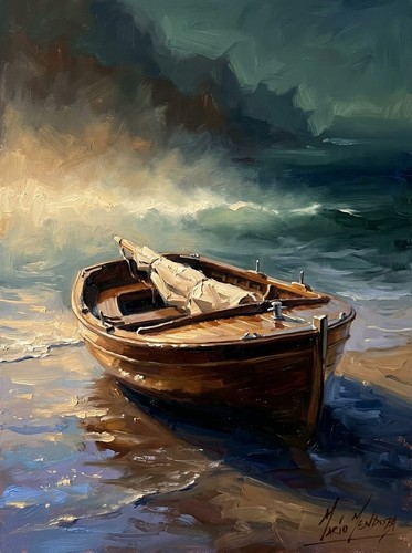 Quadro olio tela - su,