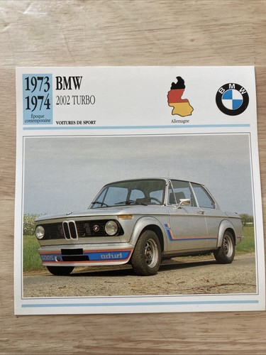 Bmw 2002 turbo 1973 1974 - turbo, carta