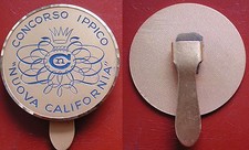 COCCARDA CONCORSO IPPICO NUOVA CALIFORNIA -  CAVALLO- EQUITAZIONE