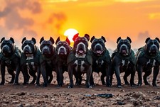 Targa in latta PIT BULL 30 x