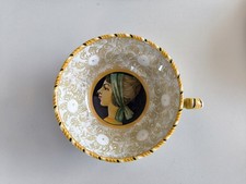 Tazzina The ceramica maiolica Molaroni Pesaro. Perfetta