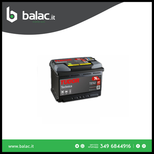 Batteria tudor 74ah 680a - tudor,