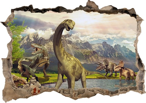 Adesivo murale dinosauri
