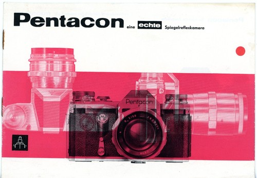 Brochure pentacon fb - brochure, f/fb