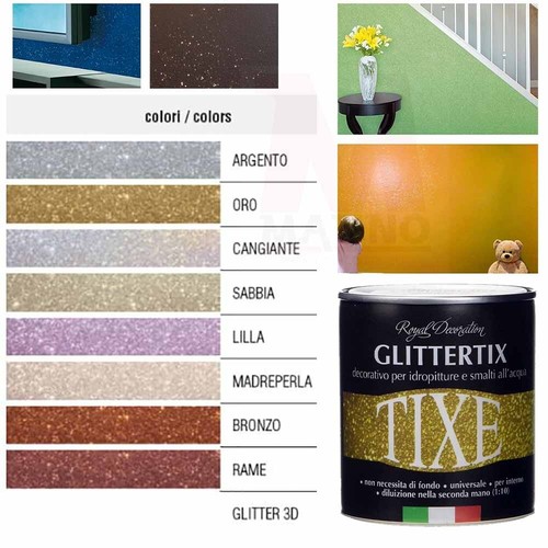 Glitter per pittura murale gel - glitter,