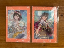 Set di cartoline di compleanno Hololive AZKi con autografo scritto a mano...