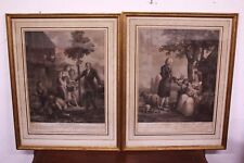 Coppia di stampe del '700 con