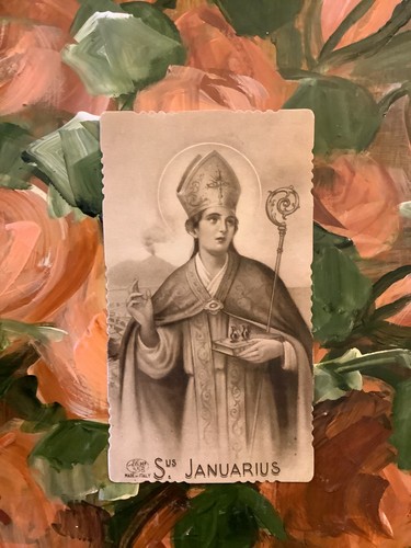 Santino fustellato san gennaro - santino,