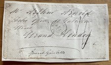 Copertina postale autografo