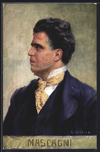 Cartolina artista ritratto - cartolina,