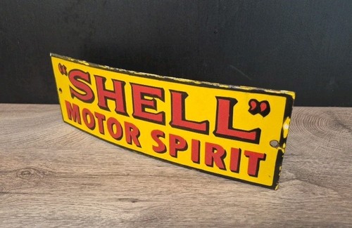 Vintage enamel sign shell - enamel,