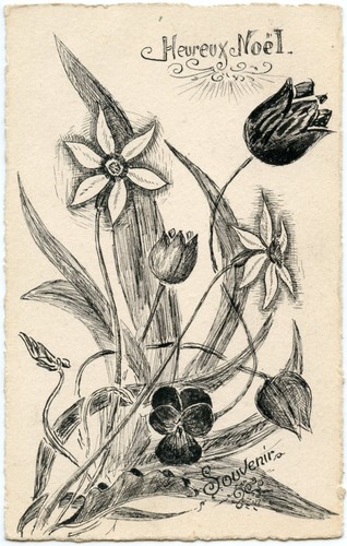 Jolies fleurs croquis - fleurs,