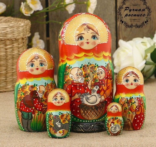Matrioska favole 5 pezzi - "favole",