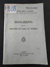 1940 REGOLAMENTO PER IL