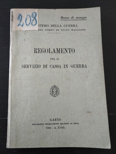 1940 regolamento per - 1940,