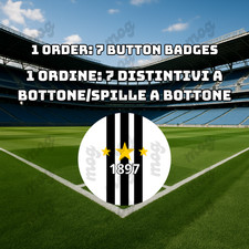 Set 7 Distintivi a Bottone