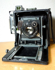 Graphlex Speed Graphic 4x5 macchina fotografica stampa con obiettivo Zeiss Jena Tessar 135 mm f/4,5