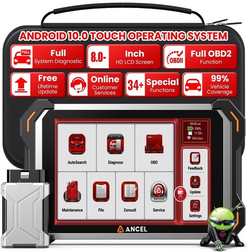 Ancel ds600bt obd2 dispositivo - ancel,