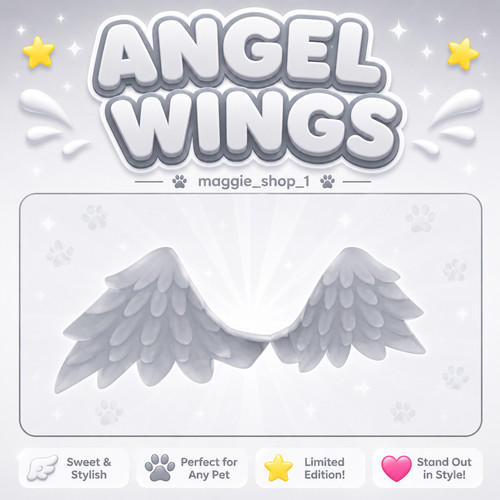 Angel wings pet - angel, adopt