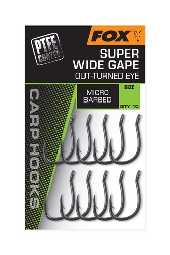 Fox carp hooks ptfe super - hooks,