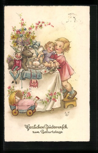 Cartolina auguri - auguri, di