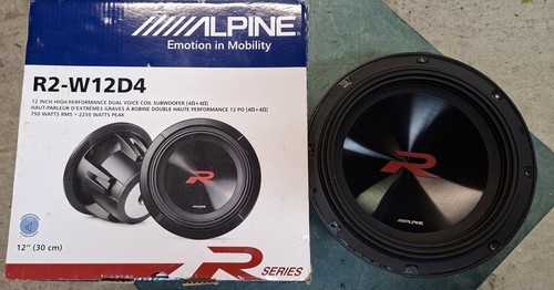 Alpine subwoofer w12d4 - alpine, r2-w12d4