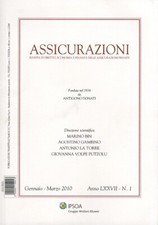 Assicurazioni. Rivista di