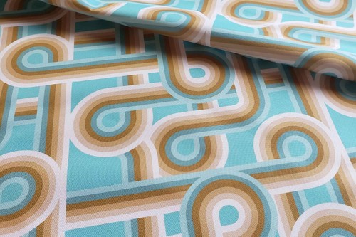 Tessuto design retrò anni - , 70