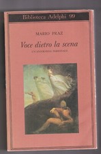Libro Voce Dietro La Scena Mario Praz SC52