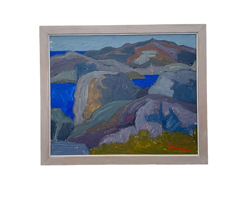 Dipinto paesaggio vintage - , di
