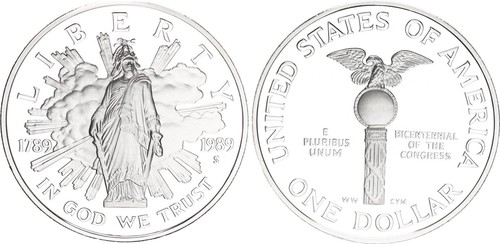 Stati uniti dollaro argento - 1,
