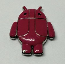 Android Google Bugdroid Droid Bot Rosa Pinkey Mascotte Spilla da bavero (P180)