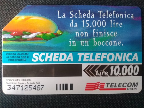 Scheda telefonica collezione - scheda,