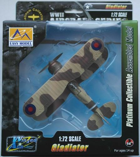 Easy model gloster gladiator - model,