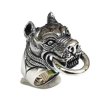 Anello argento sterling - in,