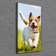 Tulup Dipinto Su Tela Pittura Su Un Muro 60x120cm - Jack Russell Cane