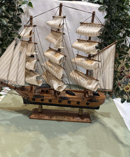 Modellino Nave 17"x15" Vintage