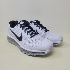 Nike Air Max 2017 Bianco Puro Platino Nero Sneakers 849559-100 Uomo Taglia 8