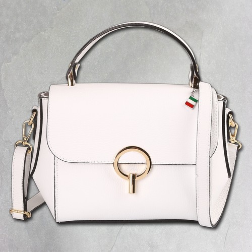 Borsa pelle donna - in,