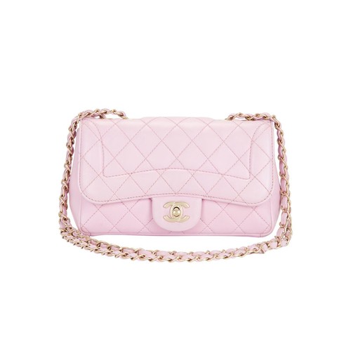 Chanel bambino rosa mini - , pelle